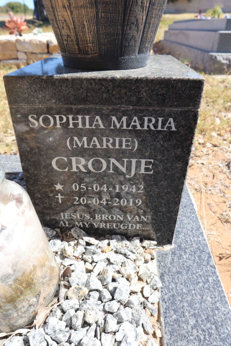CRONJE Pieter Herodes 1941-2018 & Sophia Maria 1942-2019_3