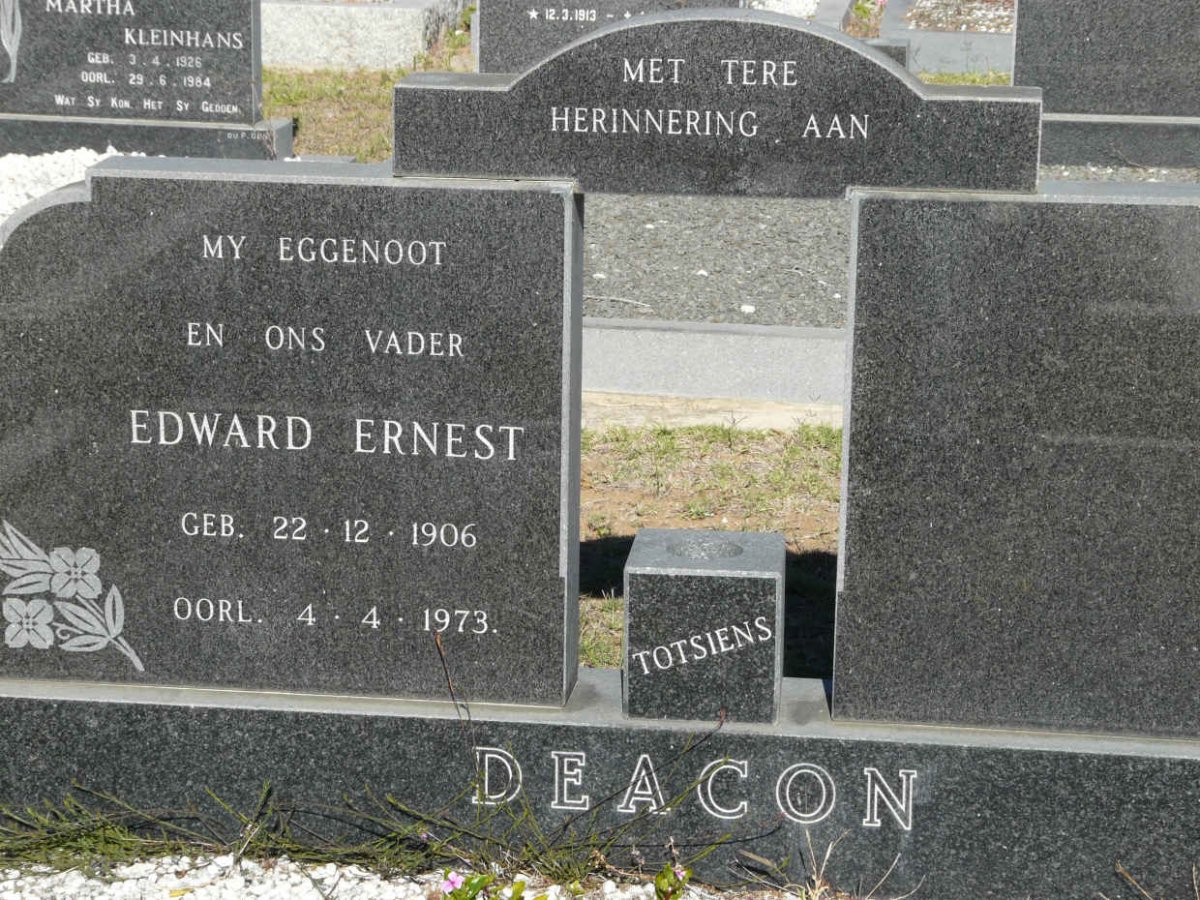 DEACON Edward Ernest 1906-1973