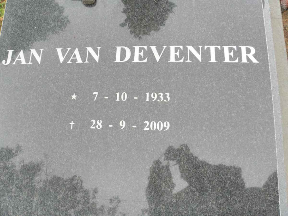 DEVENTER Jan, van 1933-2009