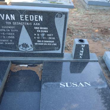 EEDEN Deon, van 1922-1988 & Susan 1927-2016_2