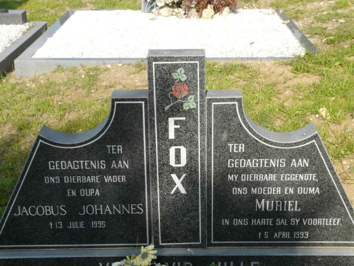FOX Jacobus Johannes -1995 &amp; Muriel -1993