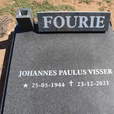 FOURIE Johannes Paulus Visser 1944-2021