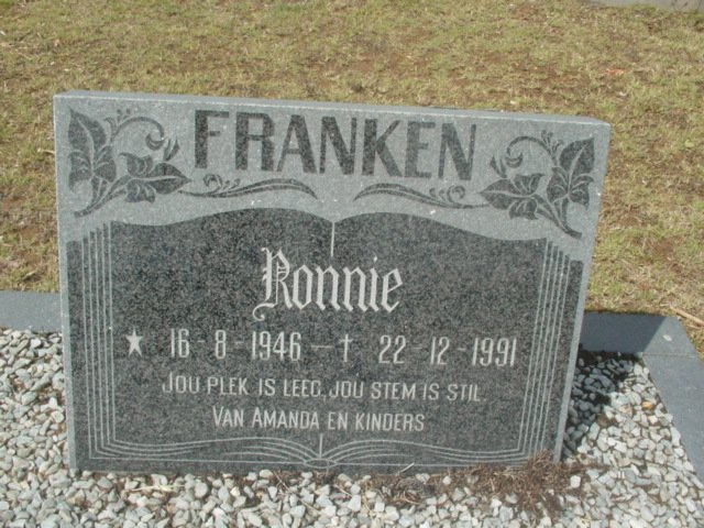 FRANKEN Ronnie 1946-1991