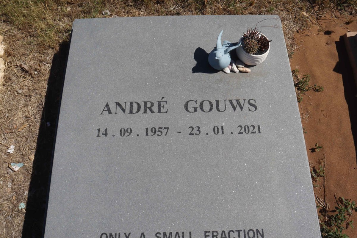GOUWS Andre 1957-2021