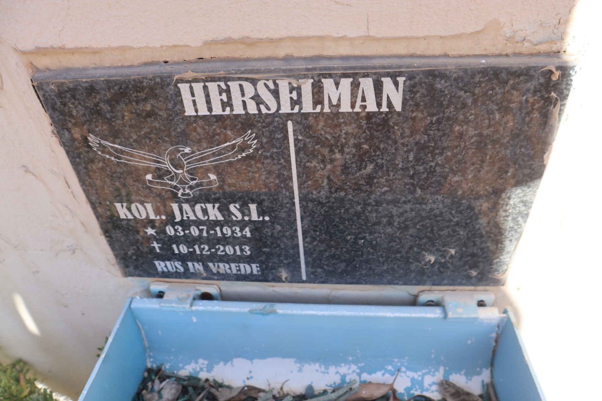 HERSELMAN Jack S.L. 1934-2013