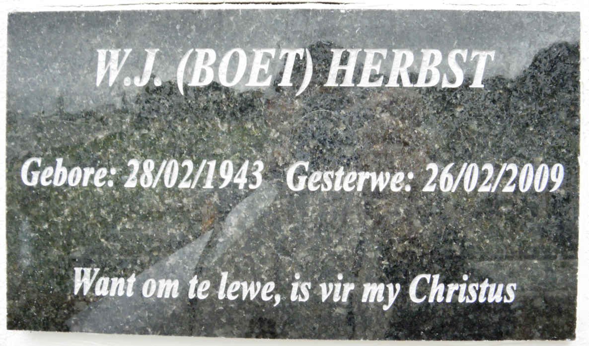 HERBST W.J. 1943-2009