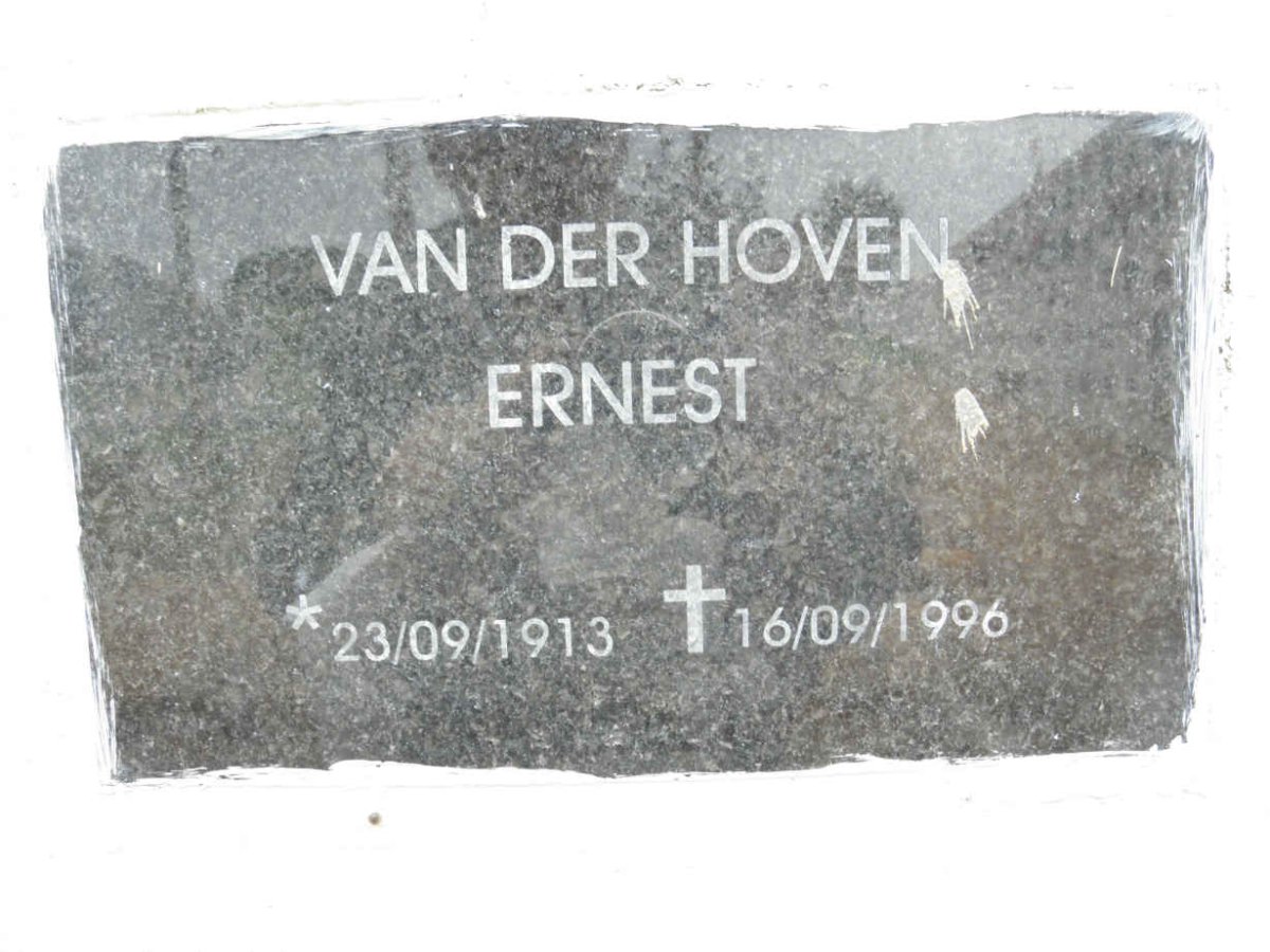 HOVEN Ernest, van der 1913-1996