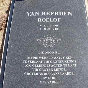 HEERDEN Roelof, van 1939-2020