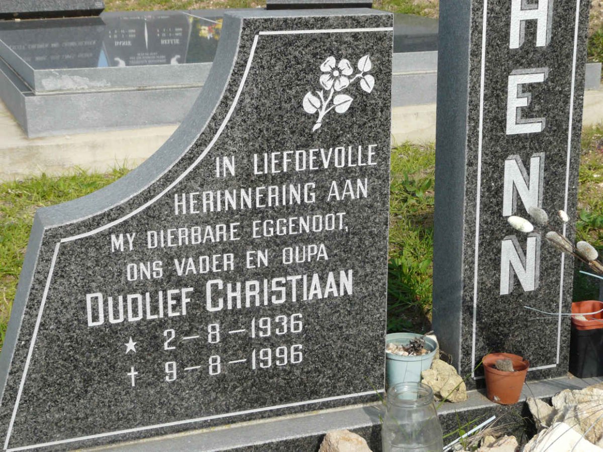 HENN Dudlief Christiaan 1936-1996
