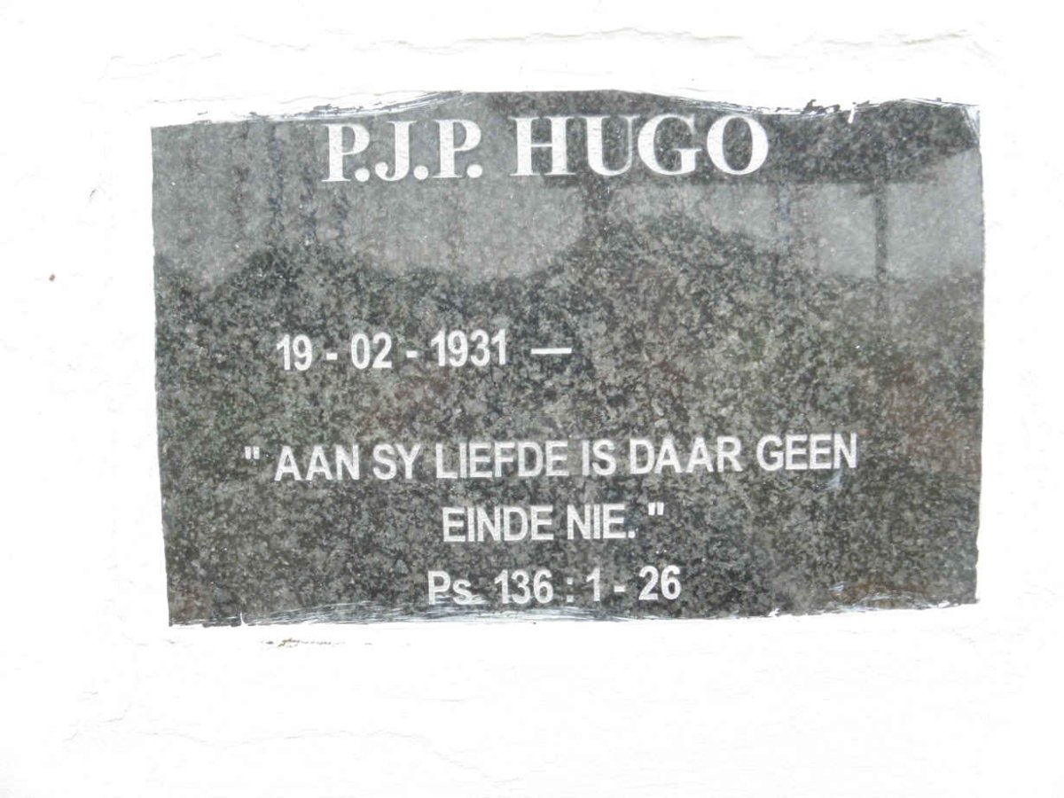 HUGO P.J.P. 1931-