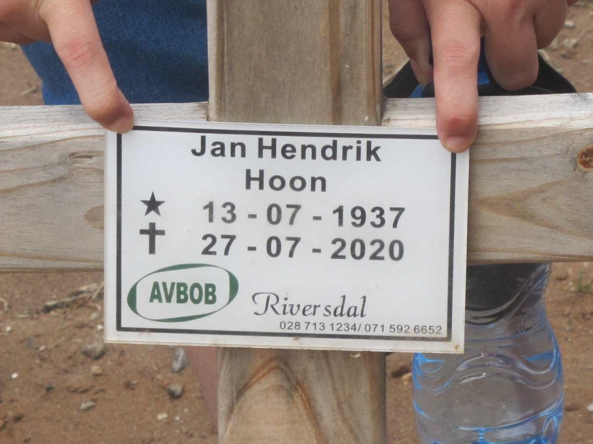HOON Jan Hendrik 1937-2020