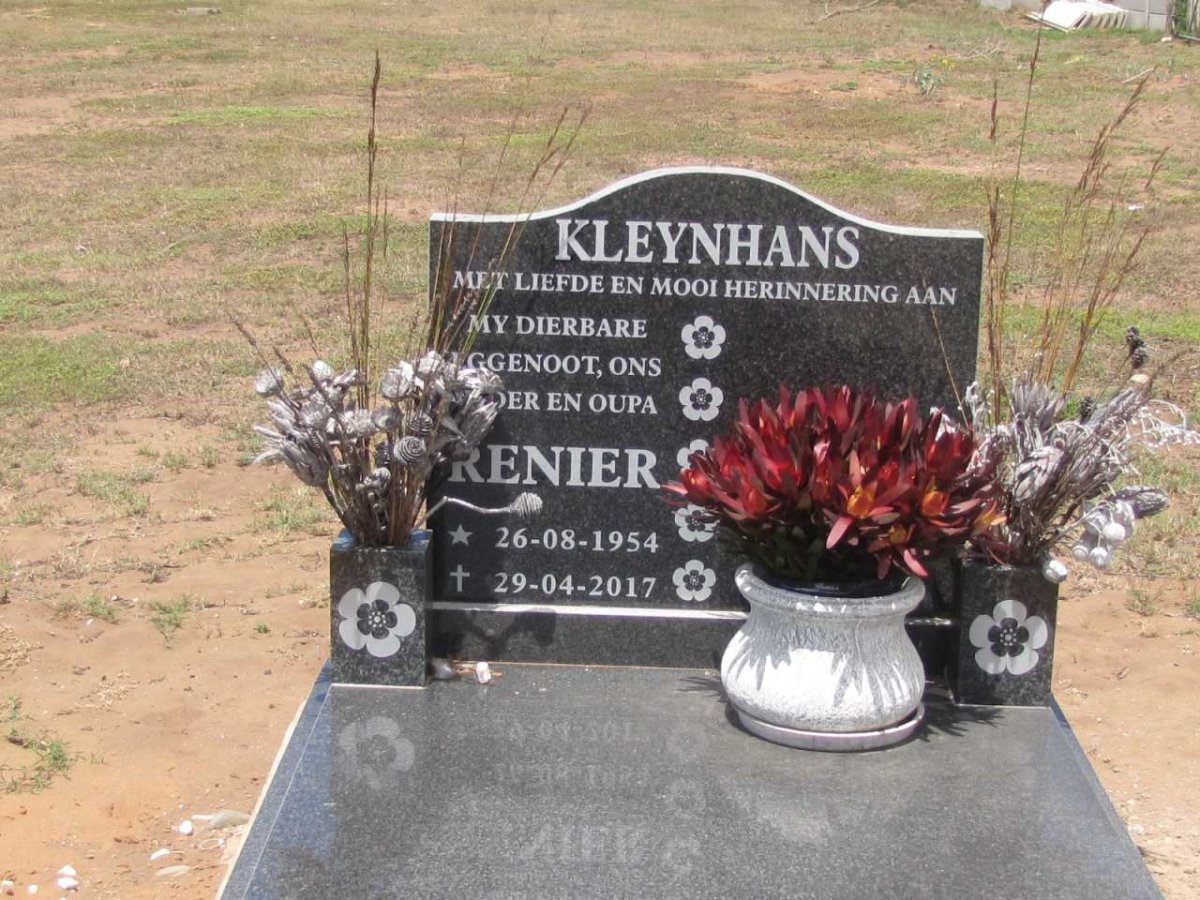 KLEYNHANS Renier 1954-2017