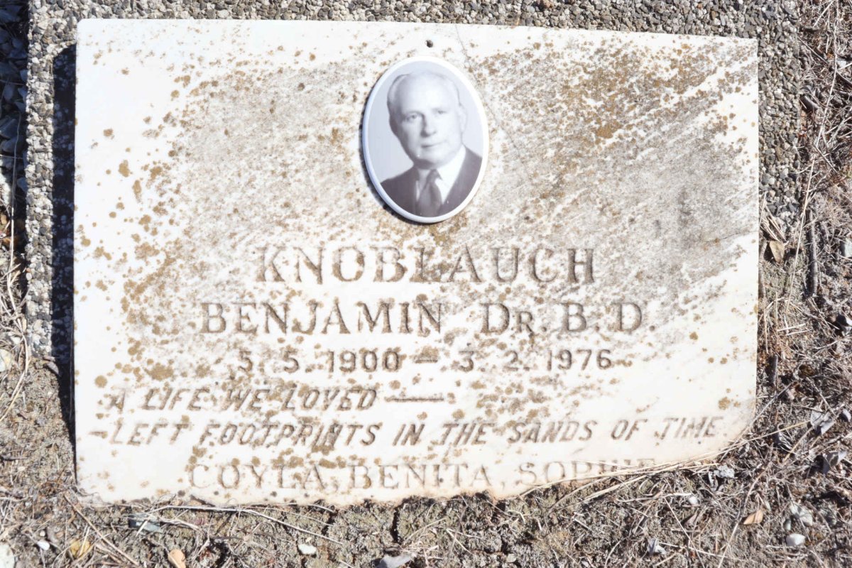 KNOBLAUCH Benjamin D. 1900-1976 