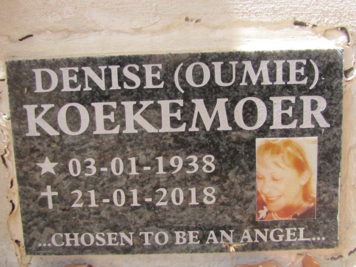 KOEKEMOER Denise 1938-2018