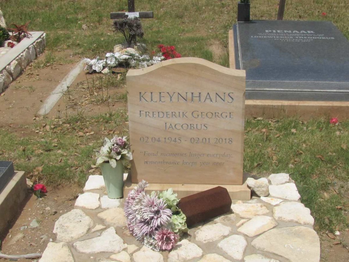KLEYNHANS Frederik George Jacobus 1945-2018