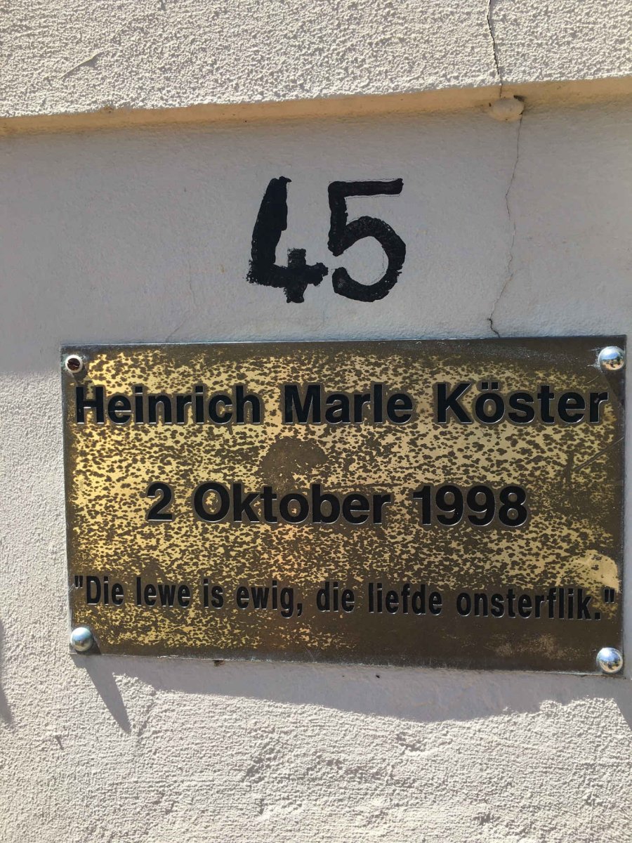 KOSTER Heinrich Marle -1998