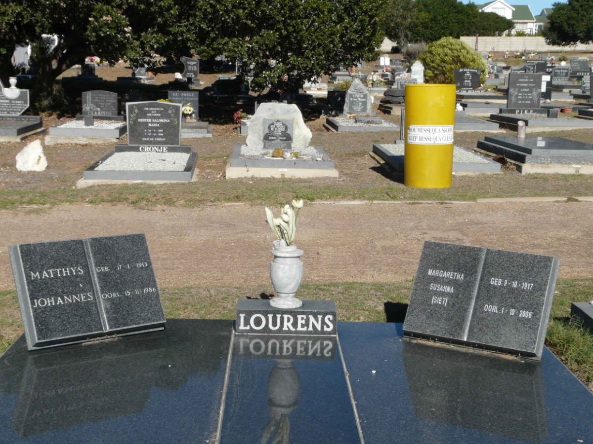 LOURENS Matthys Johannes 1913-1986 &amp; Margaretha Susanna