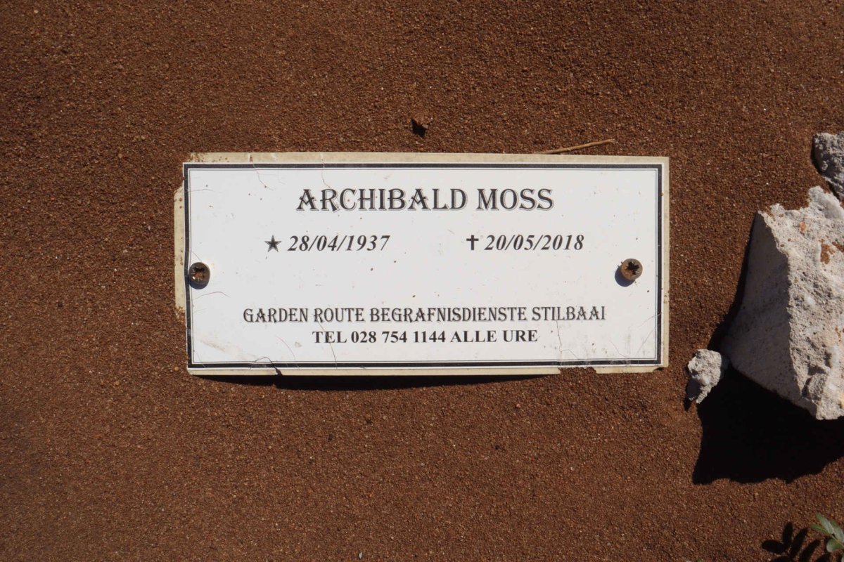 MOSS Archibald 1937-2018