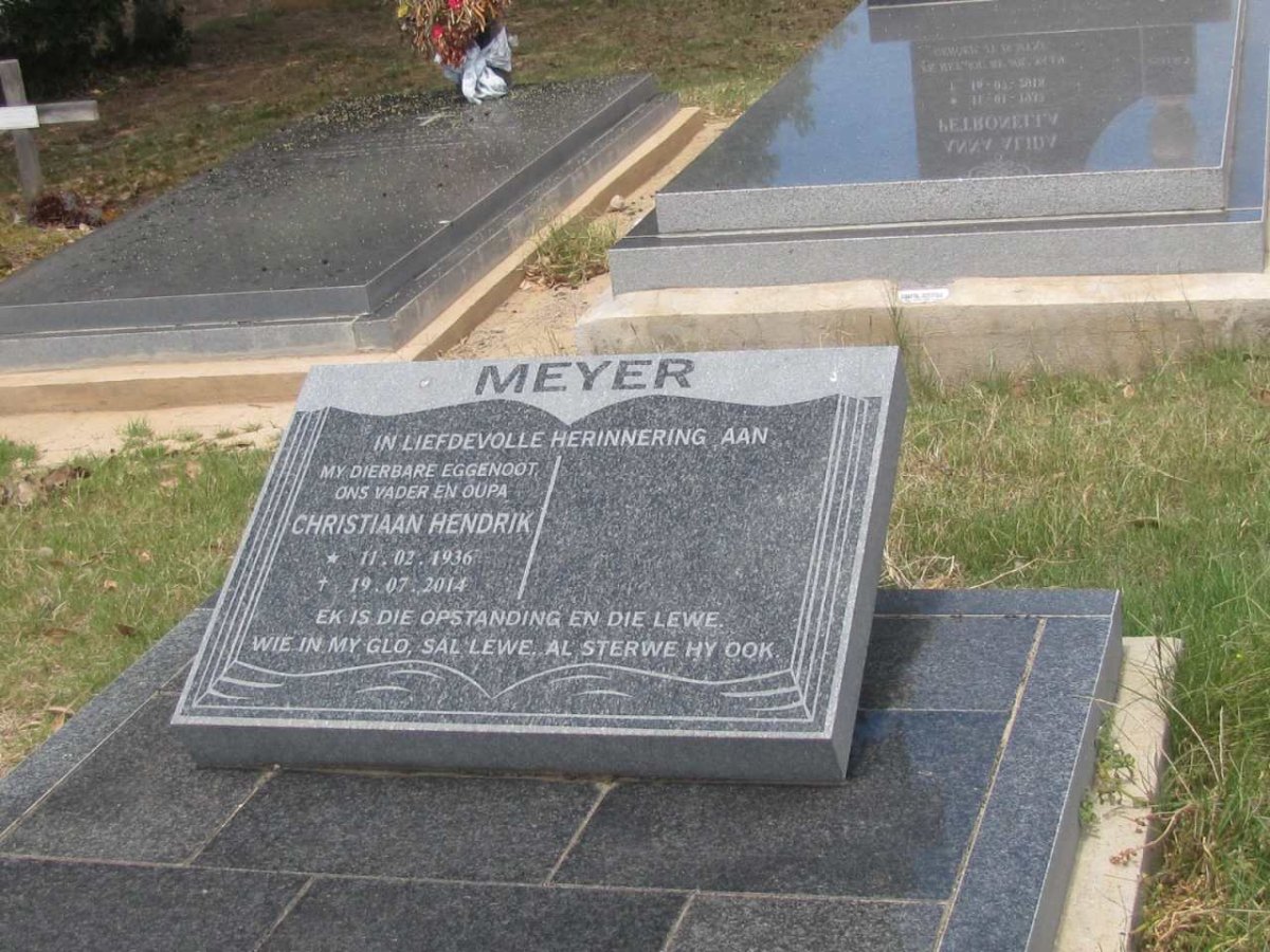 MEYER Christiaan Hendrik 1936-2014