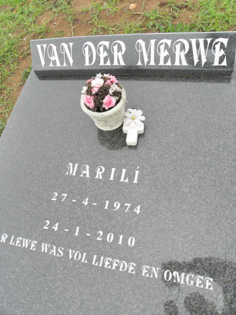 MERWE Marili, van der 1974-2010