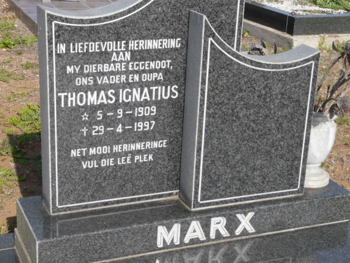 MARX Thomas Ignatius 1909-1997