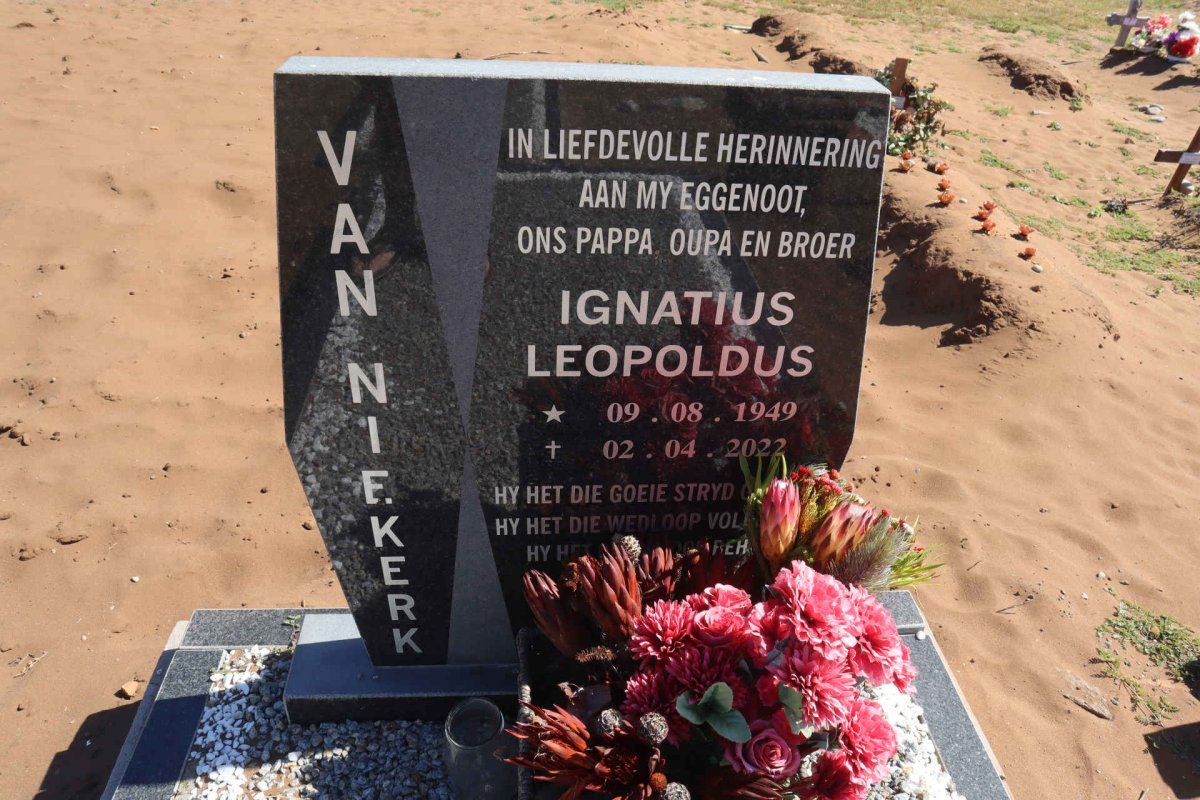 NIEKERK Ignatius Leopoldus, van 1949-2022
