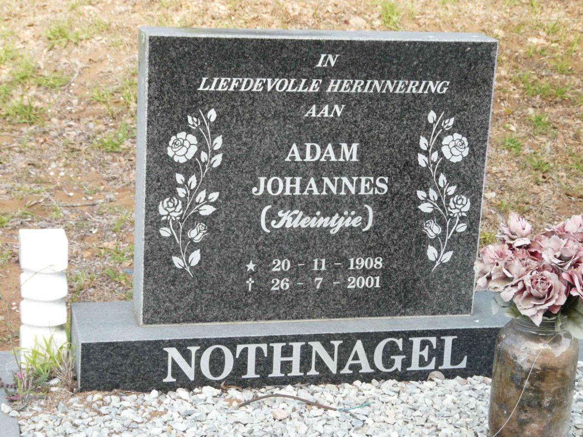 NOTHNAGEL Adam Johannes 1908-2001