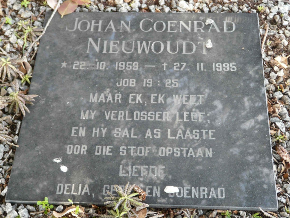 NIEUWOUDT Johan Coenrad 1959-1995 _2