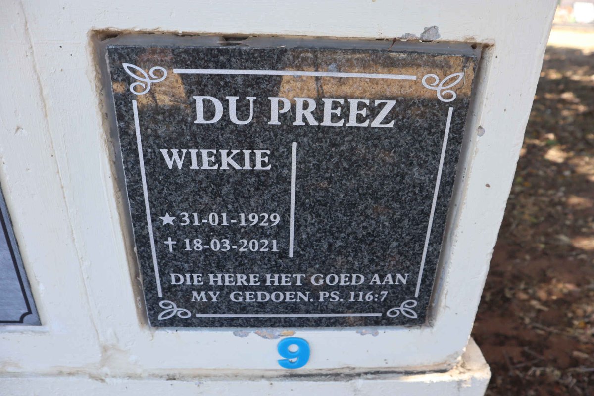 PREEZ Wiekie, du 1929-2021