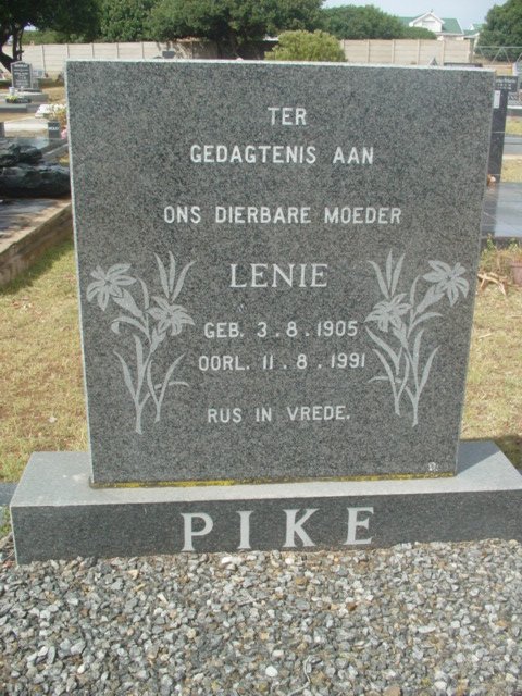 PIKE Lenie 1905-1991