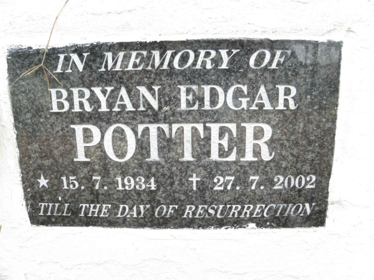 POTTER Bryan Edgar 1934-2002