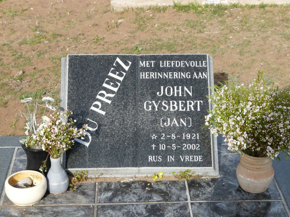 PREEZ John Gysbert, du 1921-2002