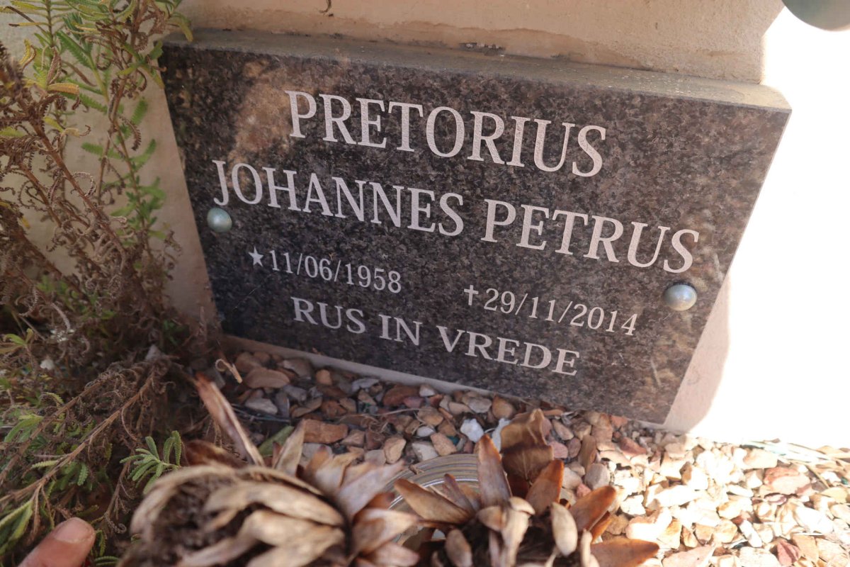 PRETORIUS Johannes Petrus 1958-2014