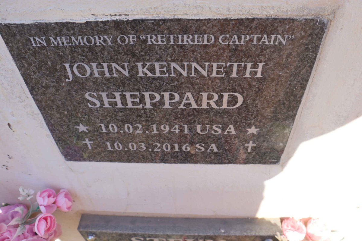 SHEPPARD John Kenneth 1941-2016