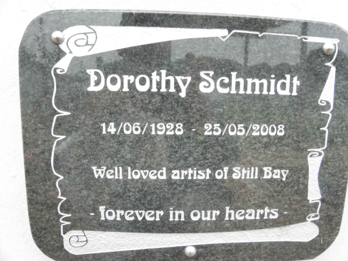 SCHMIDT Dorothy 1928-2008.