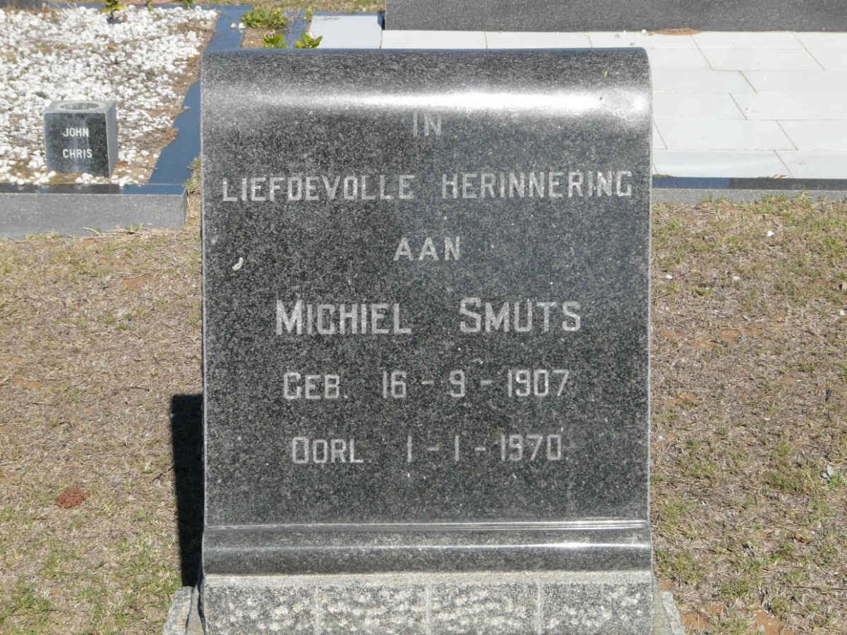 SMUTS Michiel 1907-1970