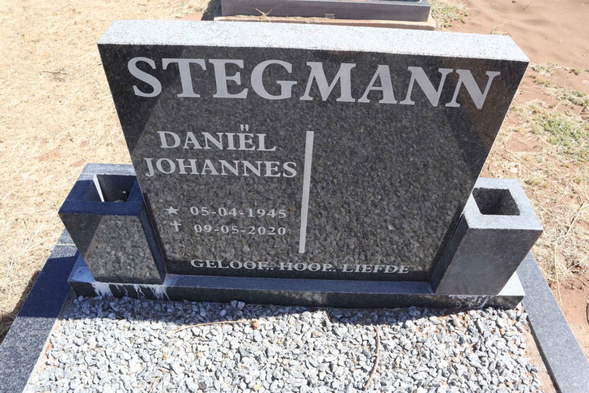 STEGMANN Daniel Johannes 1945-2020