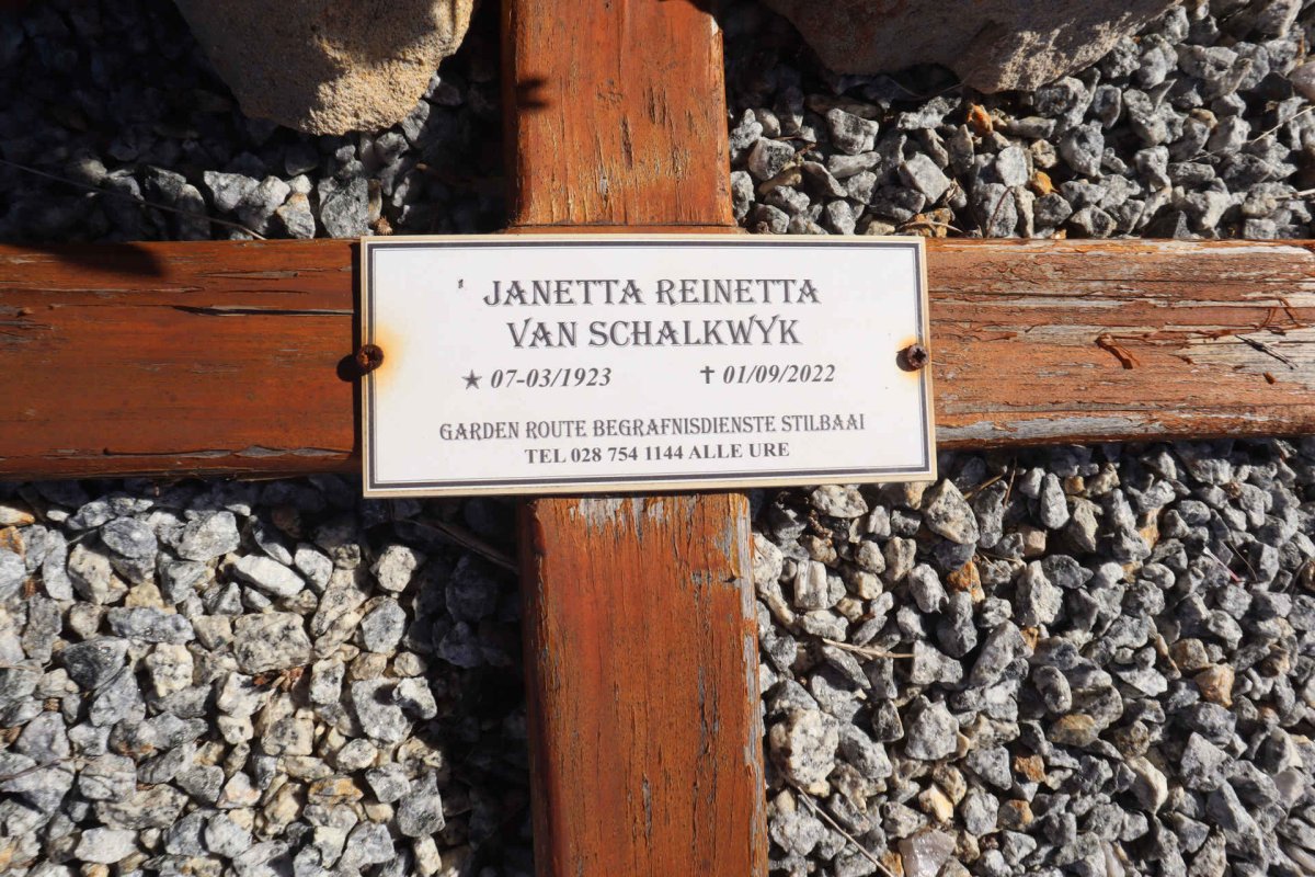 SCHALKWYK Janetta Reinetta, van 1923-2022