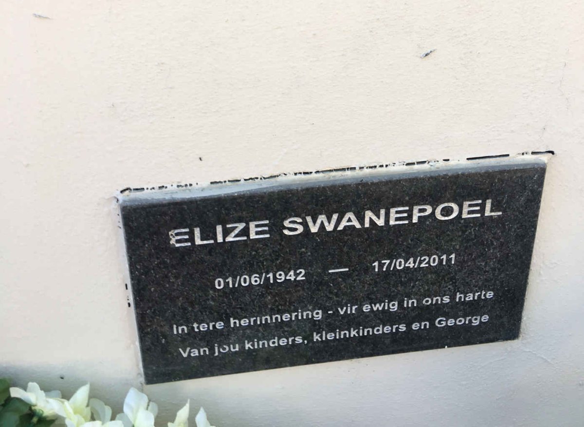 SWANEPOEL Elize 1942-2011