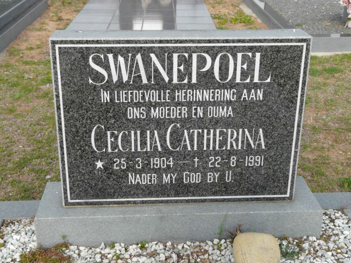 SWANEPOEL Cecilia Catharina 1904-1991