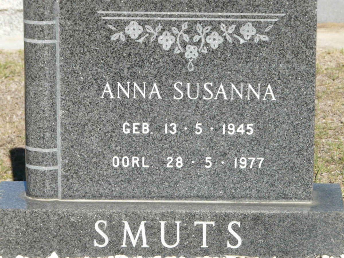 SMUTS Anna Susanna 1945-1977