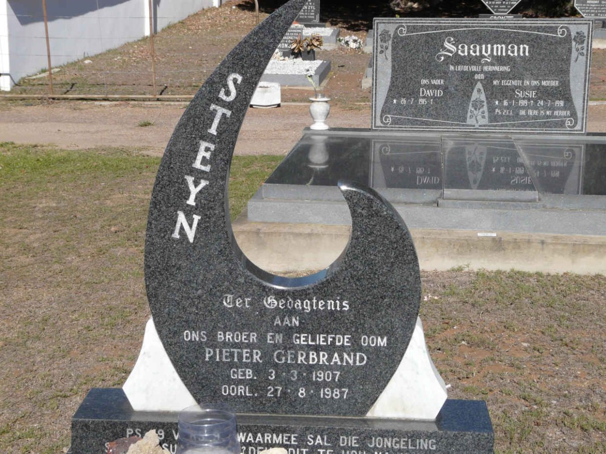 STEYN Pieter Gerbrand 1907-1987
