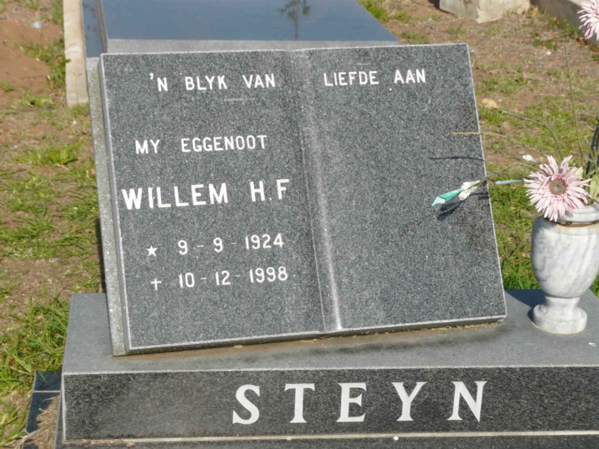 STEYN Willem H.F. 1924-1998