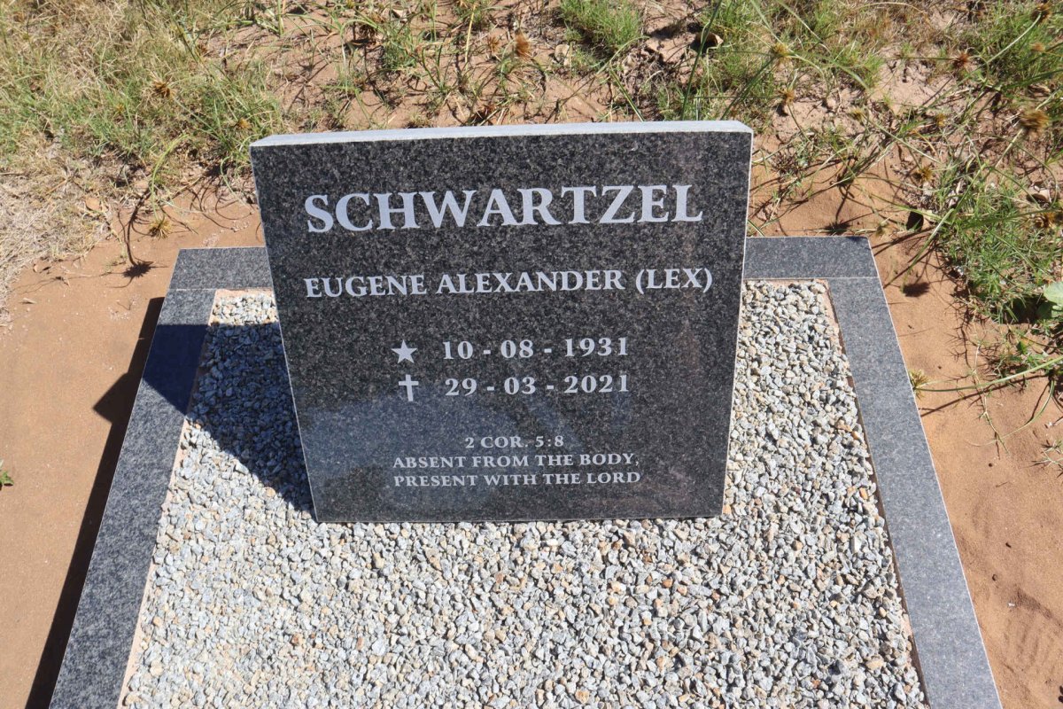SCHWARTZEL Eugene Alexander 1931-2021