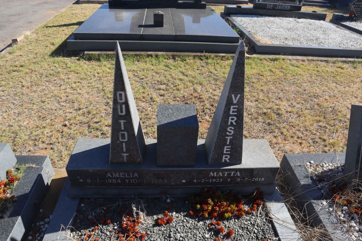 VERSTER Matta 1923-2018 :: DU TOIT Amelia 1984-1984_1