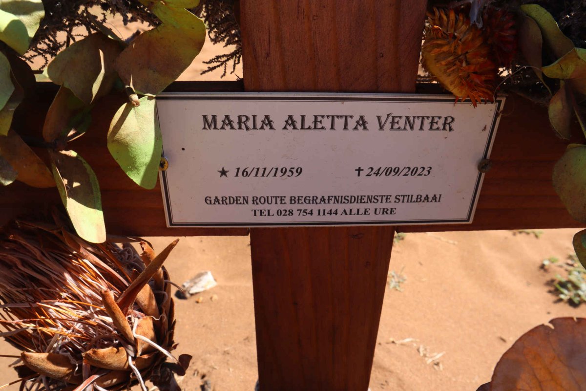 VENTER Maria Aletta 1959-2023