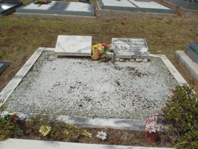 VYVER Willem Johannes, van der 1907-1998 &amp; Johanna Maria 1911-1999