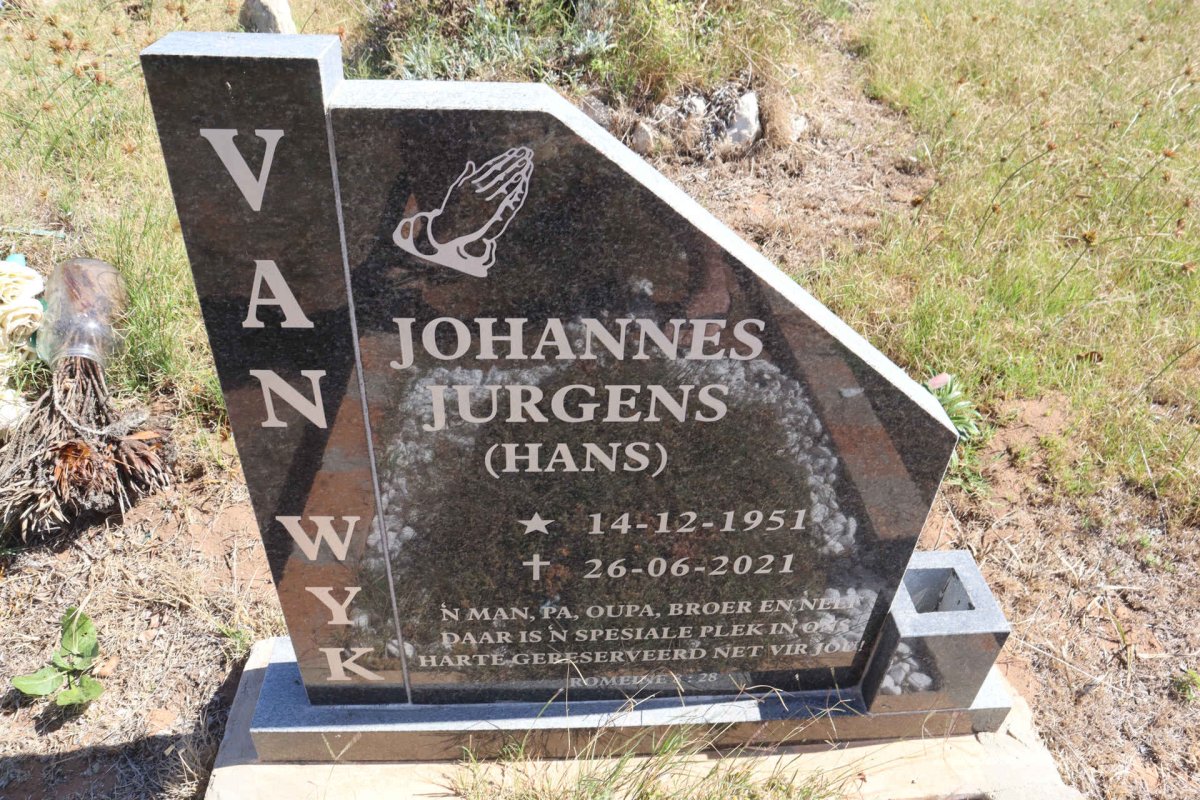 WYK Johannes Jurgens, van 1951-2021