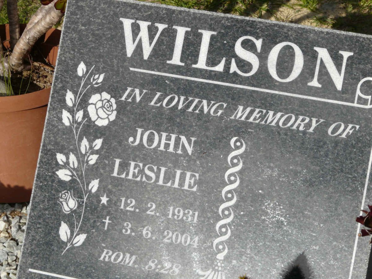 WILSON John Leslie 1931-2004