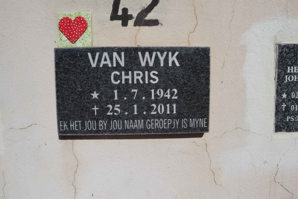 WYK Chris, van 1942-2011
